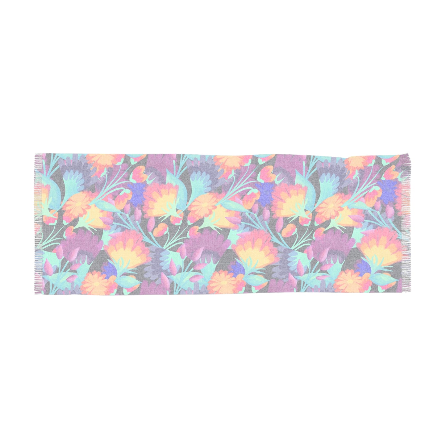 Vivid Blossoms Light Scarf