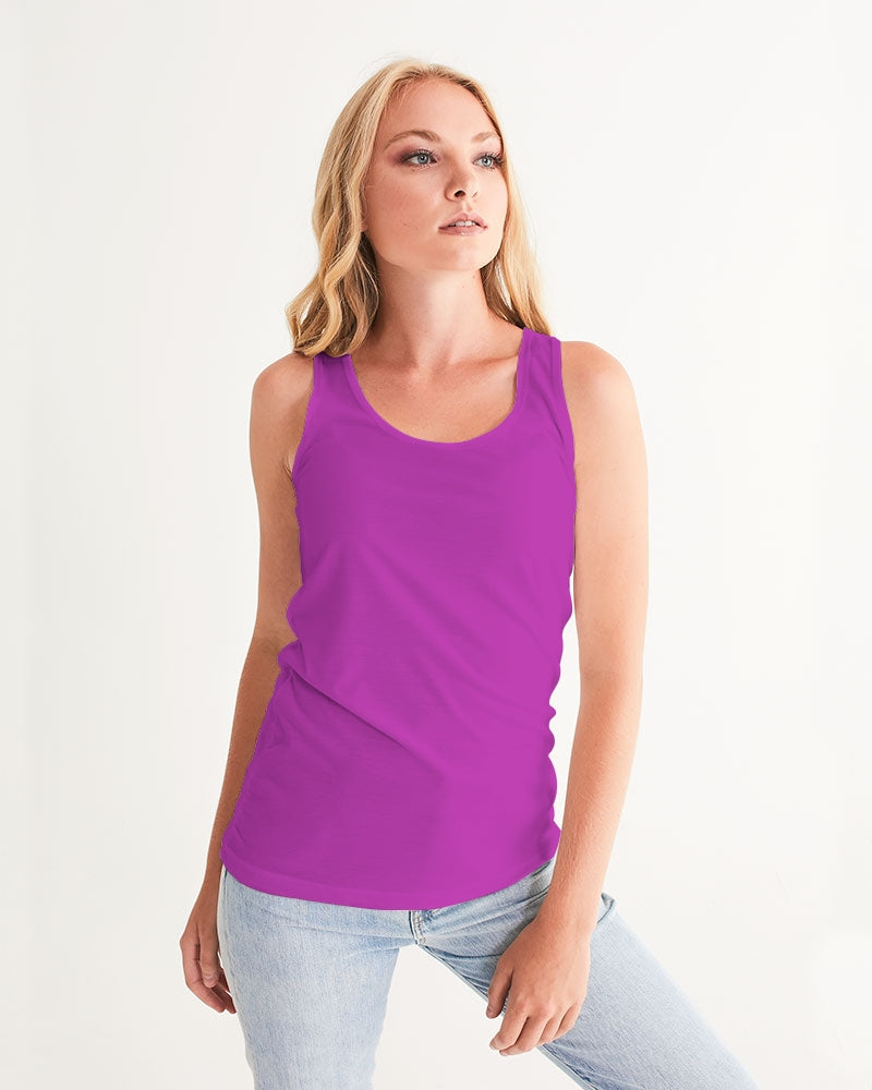 Vivid Blossoms Fushia Tank