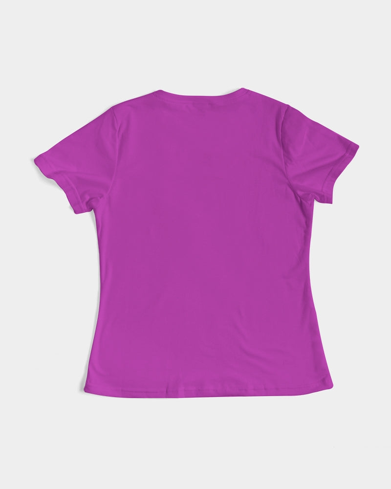 Vivid Blossoms Fushia Tee
