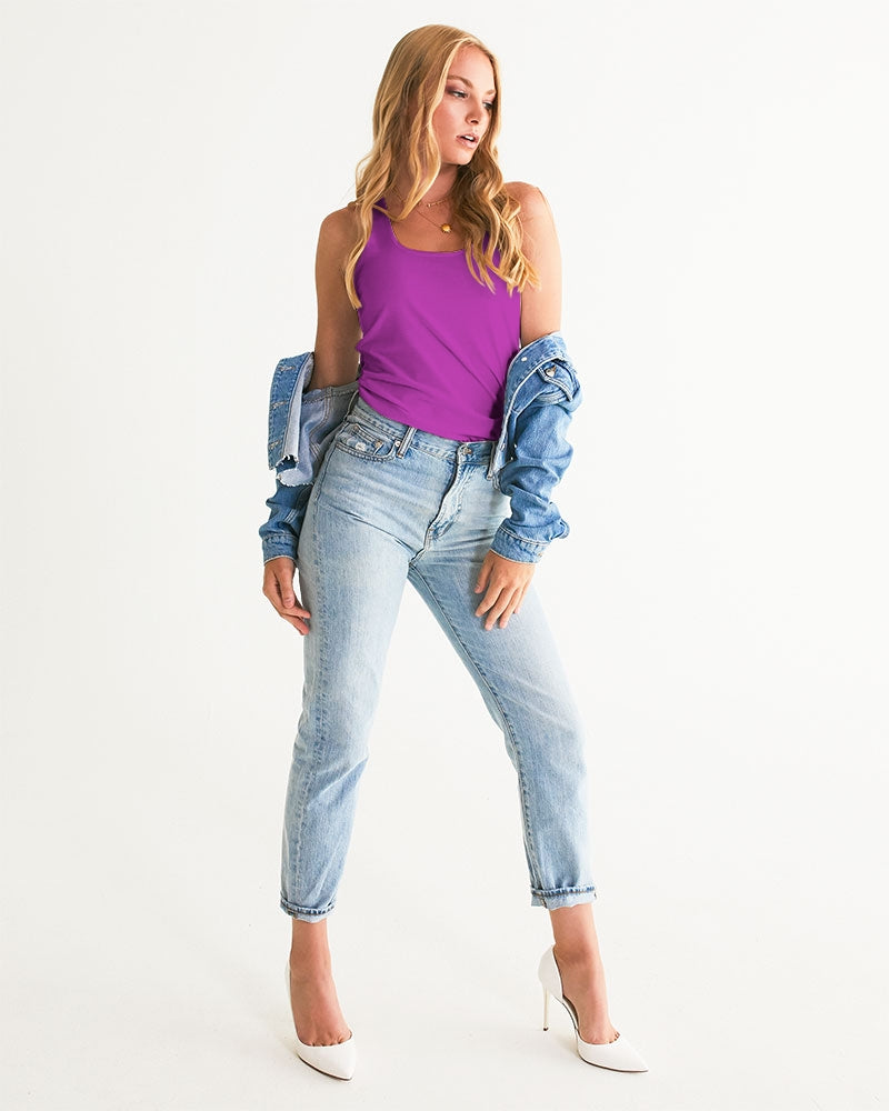 Vivid Blossoms Fushia Tank