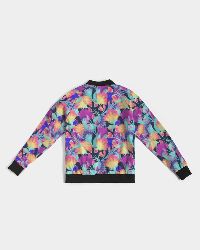 Vivid Blossoms Bomber Jacket