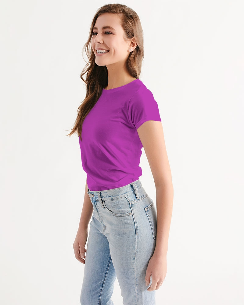 Vivid Blossoms Fushia Tee
