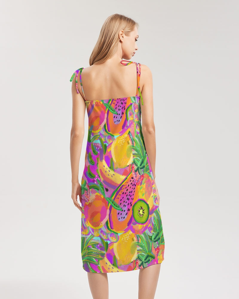Fruit Salad Women's Tie Strap Dress
