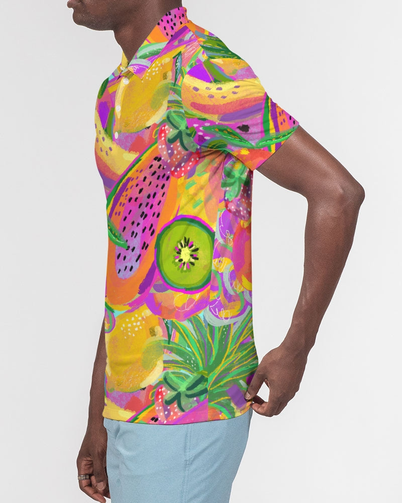 Fruit Salad Men's Slim Fit Polo