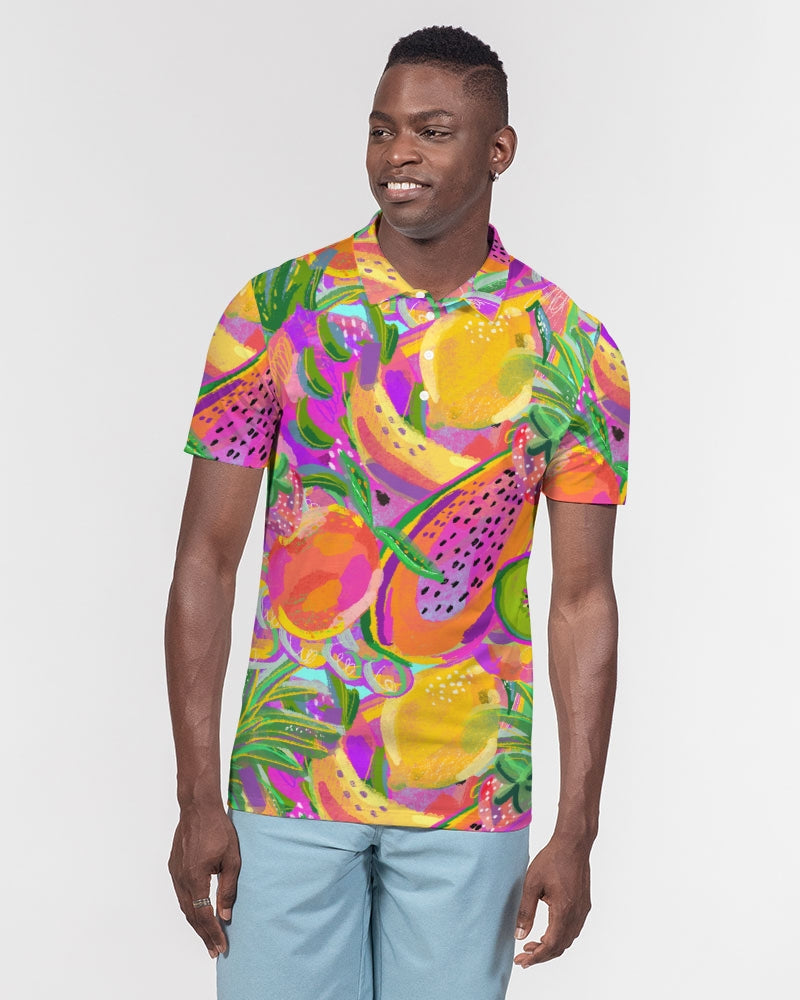 Fruit Salad Men's Slim Fit Polo