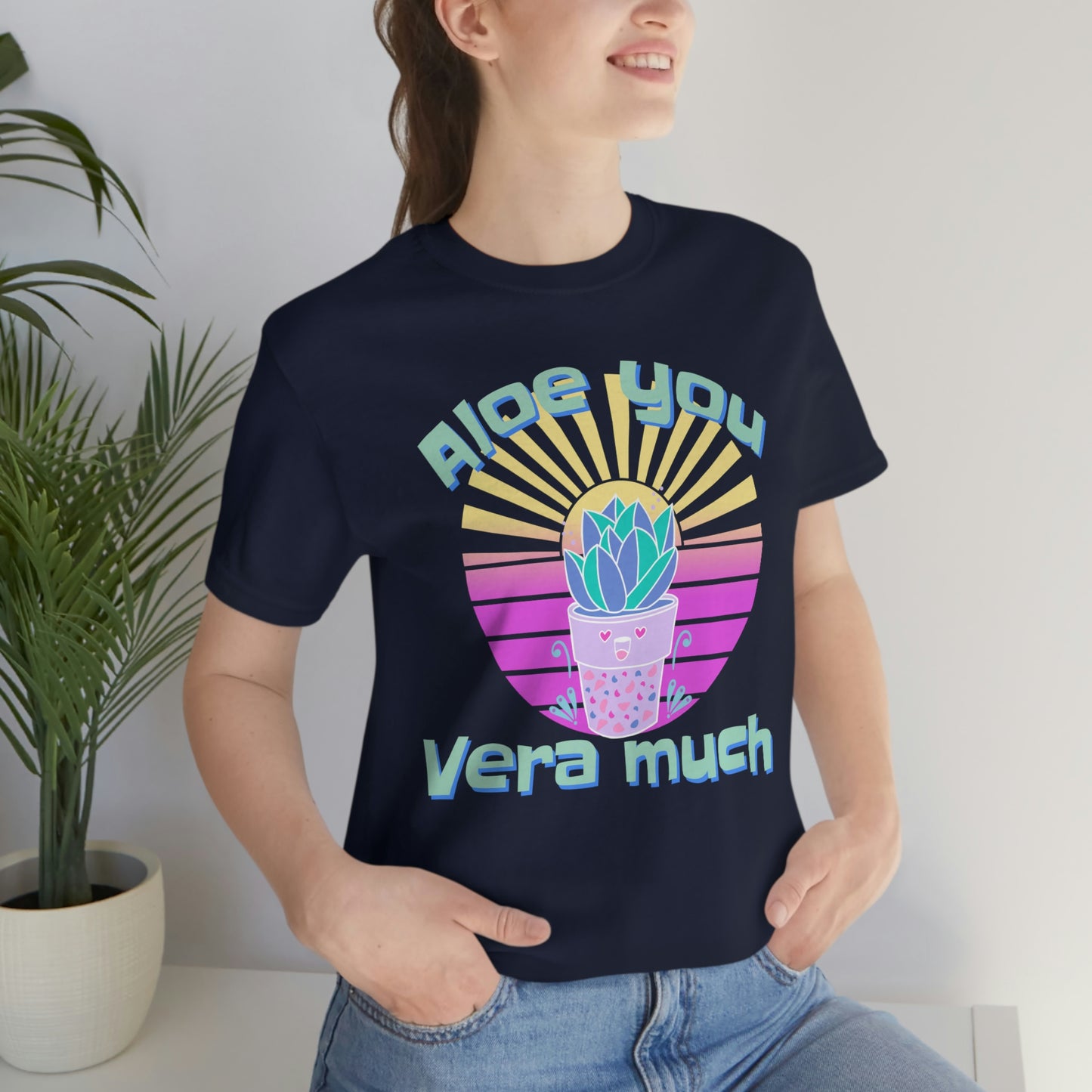 Jersey Short Sleeve Tee: Aloe you Vera much (unisex)