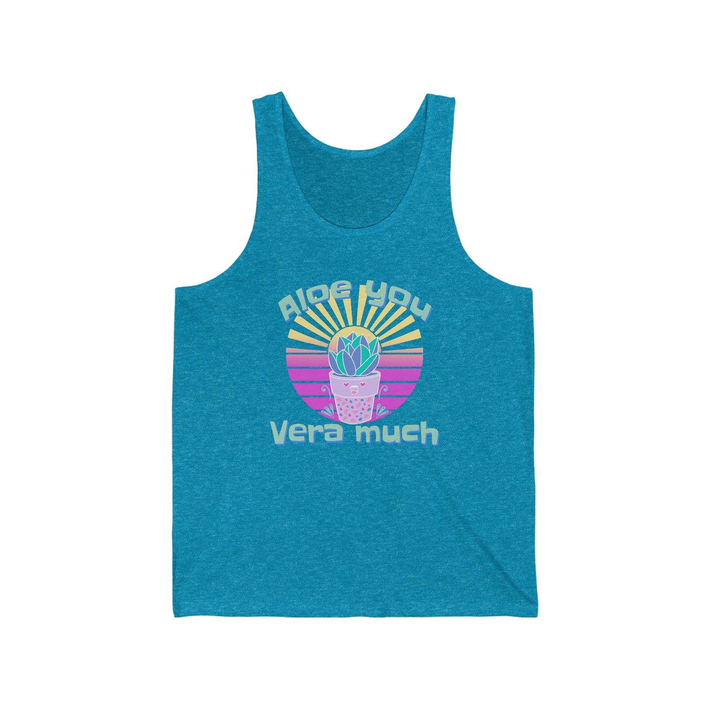 Jersey Tank: Aloe you Vera Much (unisex)