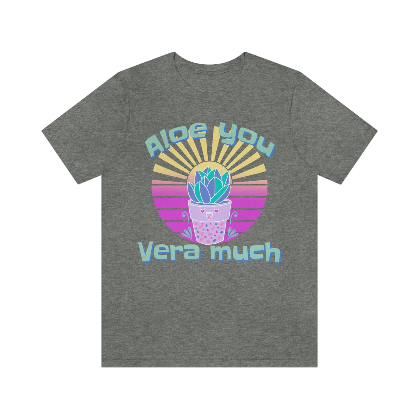 Jersey Short Sleeve Tee: Aloe you Vera much (unisex)