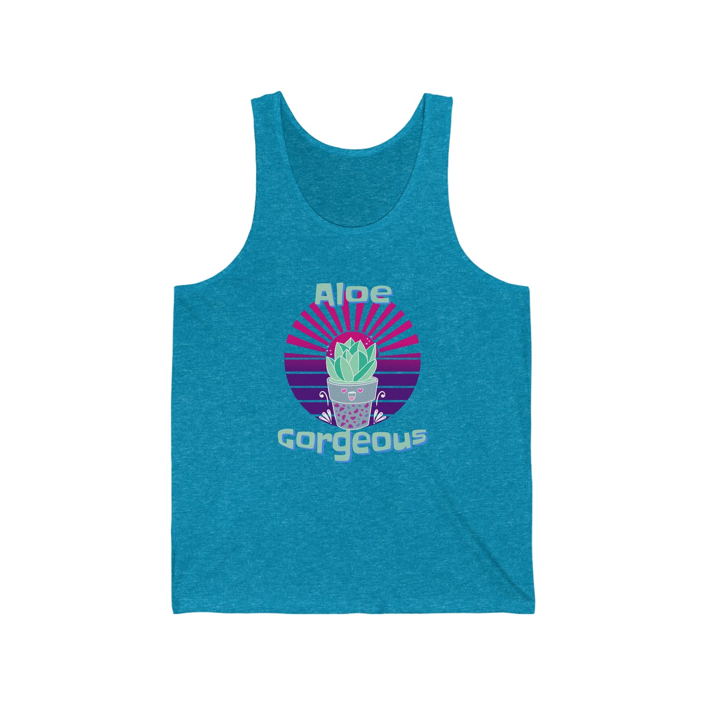 Jersey Tank: Aloe Gorgeous (unisex)