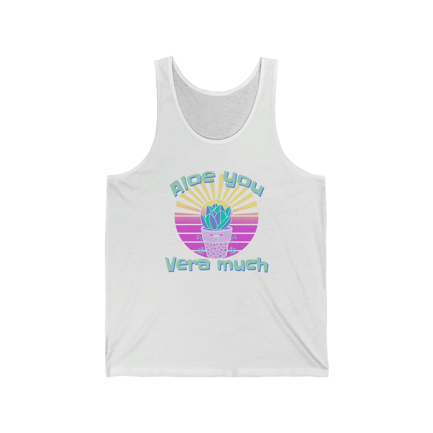 Jersey Tank: Aloe you Vera Much (unisex)