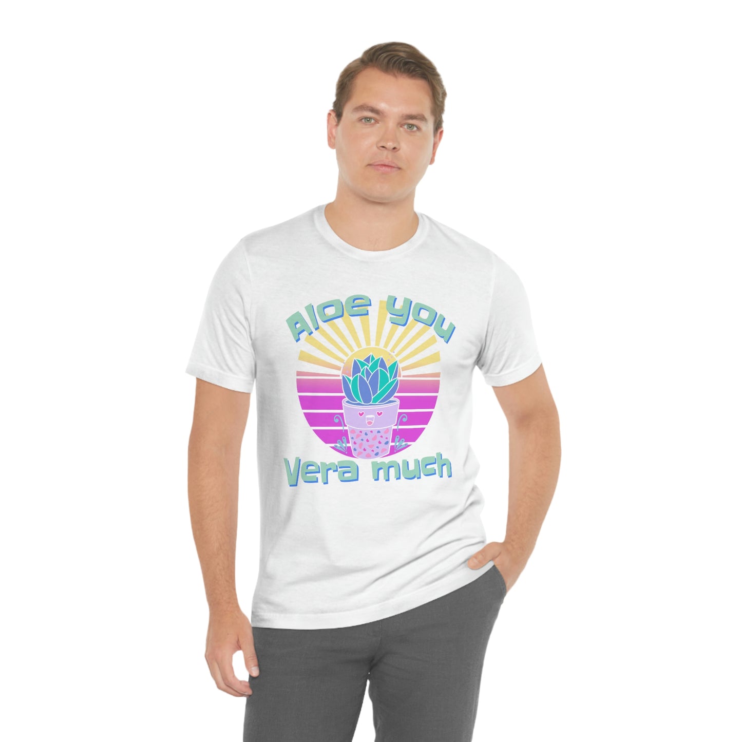Jersey Short Sleeve Tee: Aloe you Vera much (unisex)