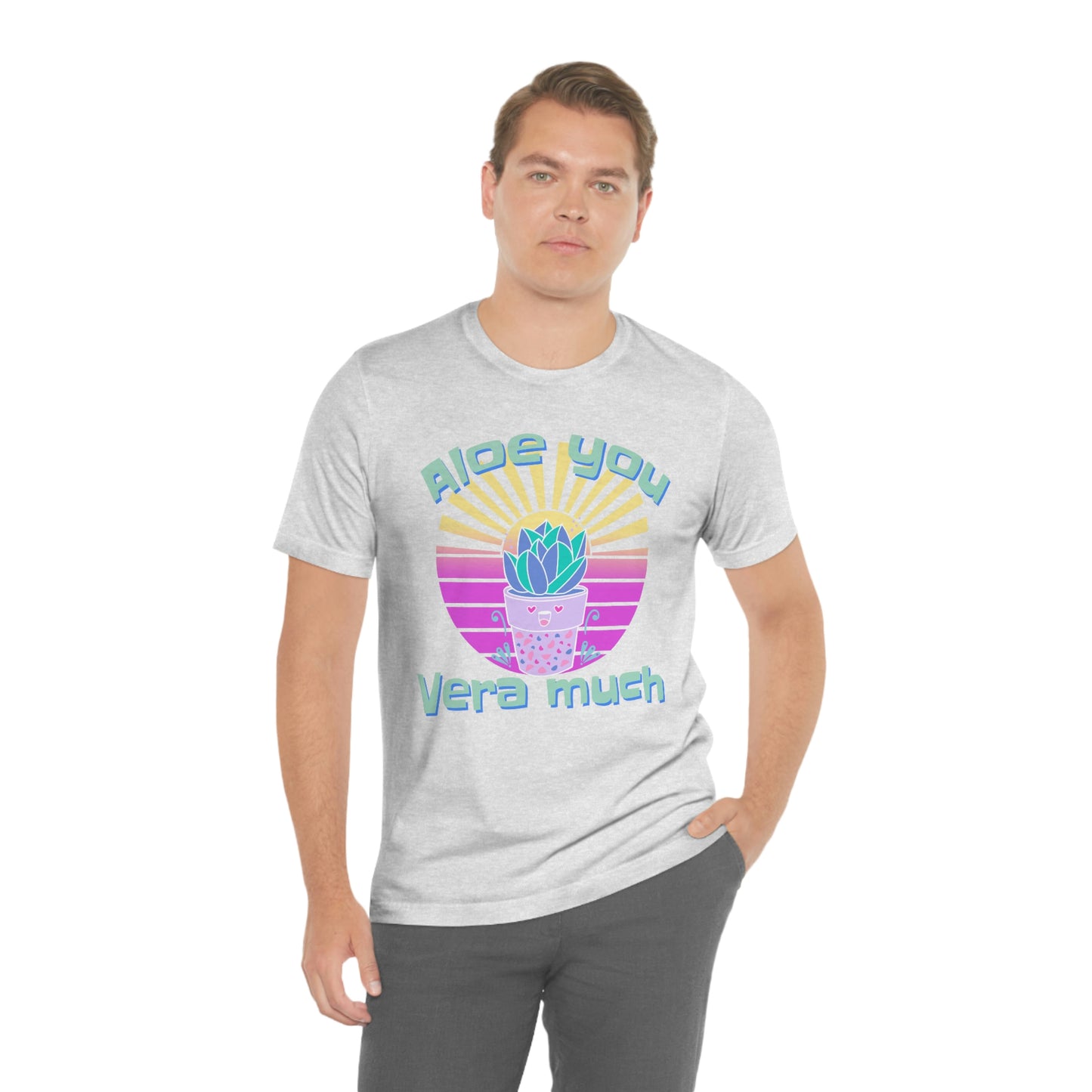 Jersey Short Sleeve Tee: Aloe you Vera much (unisex)