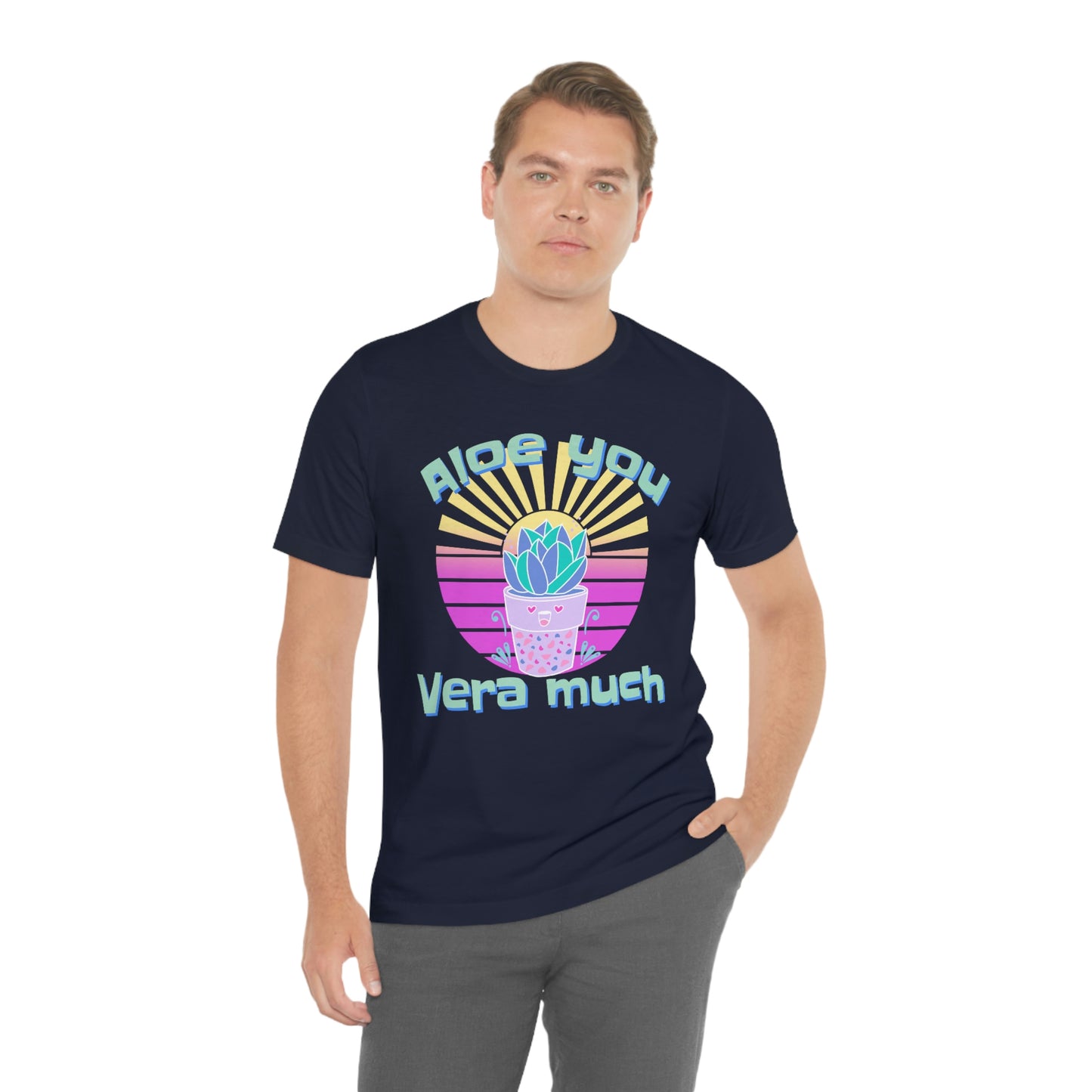 Jersey Short Sleeve Tee: Aloe you Vera much (unisex)