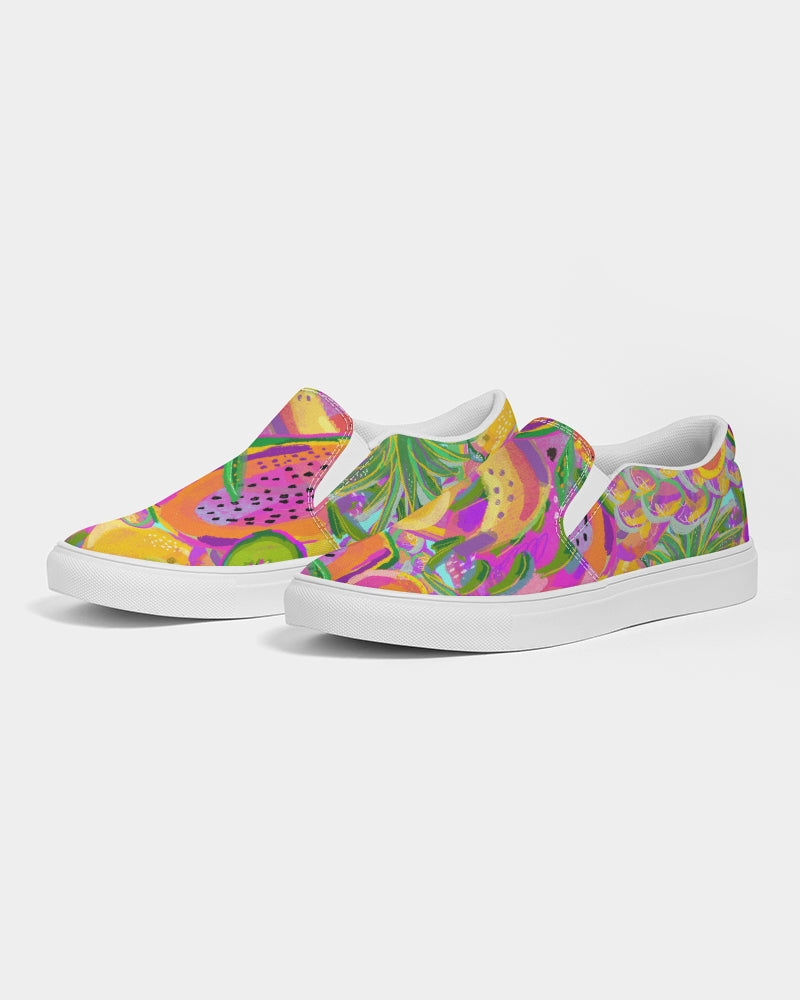 Fruit Salad Women's Slip-On Canvas Shoe
