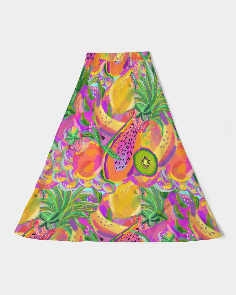 Fruit Salad Women's A-Line Midi Skirt
