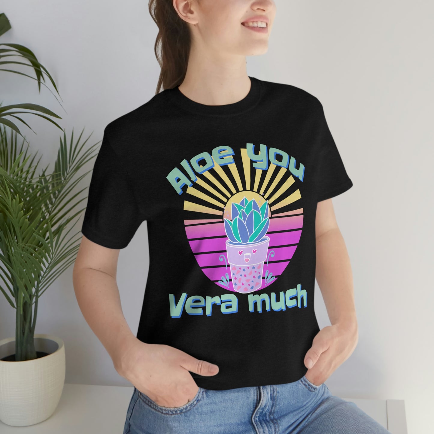 Jersey Short Sleeve Tee: Aloe you Vera much (unisex)