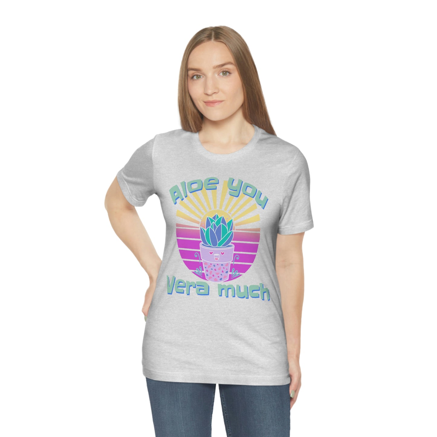 Jersey Short Sleeve Tee: Aloe you Vera much (unisex)