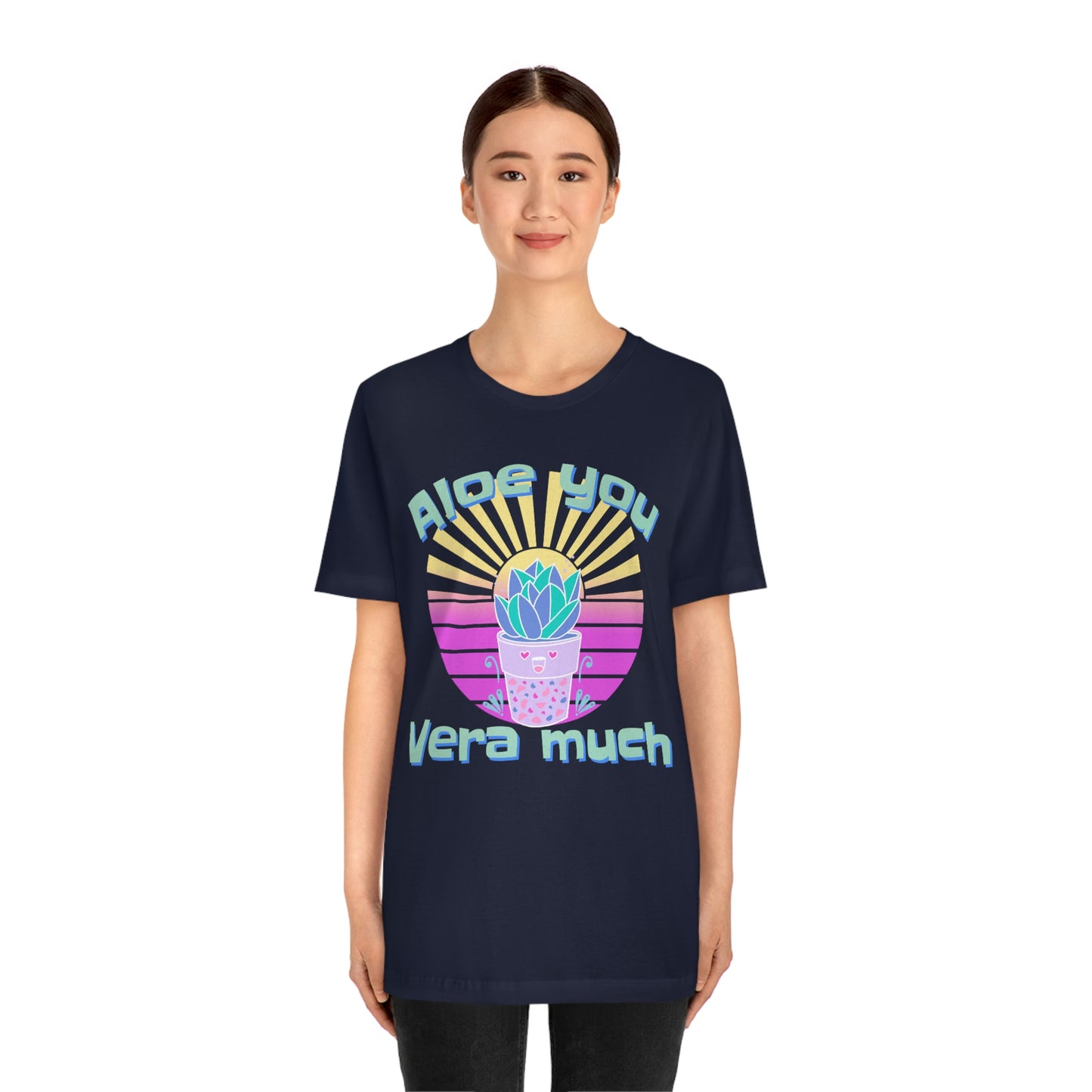 Jersey Short Sleeve Tee: Aloe you Vera much (unisex)