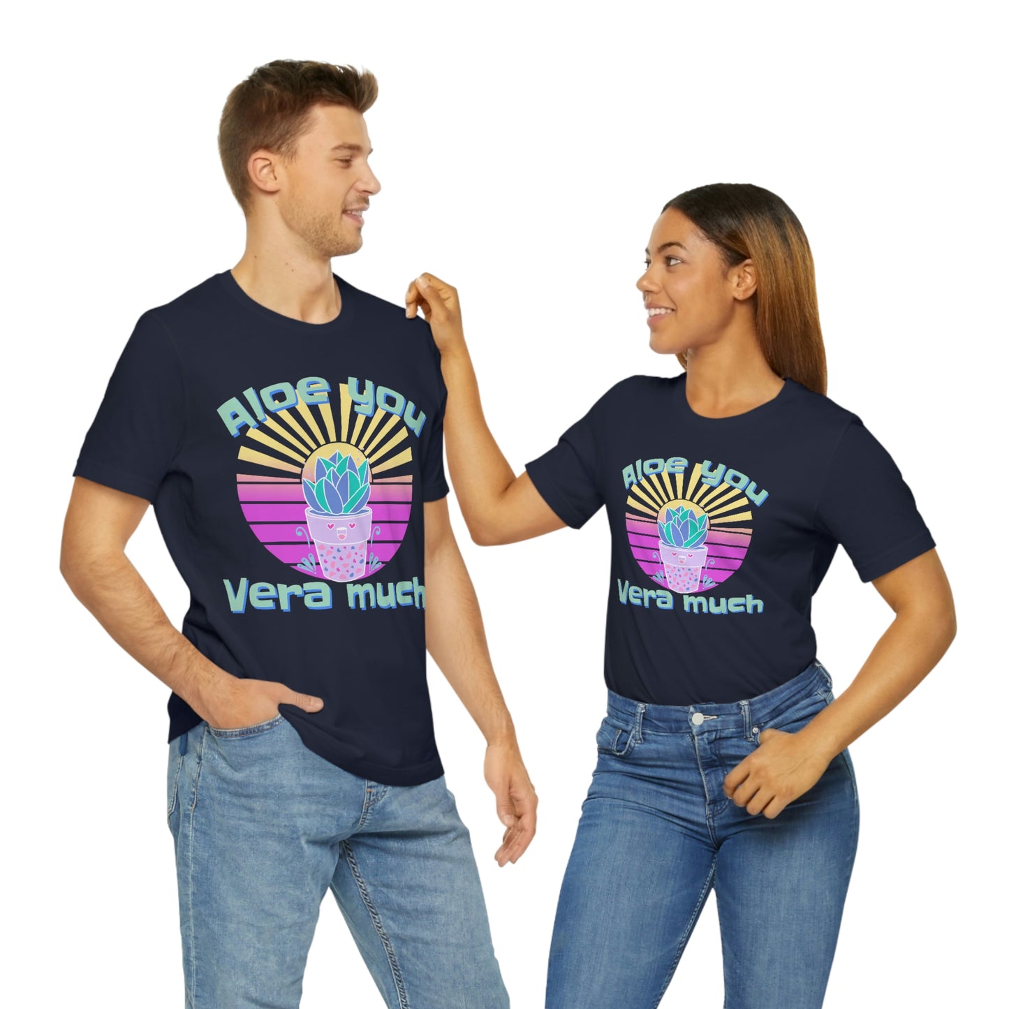 Jersey Short Sleeve Tee: Aloe you Vera much (unisex)
