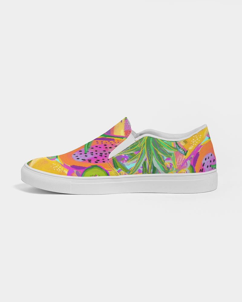 Fruit Salad Women's Slip-On Canvas Shoe