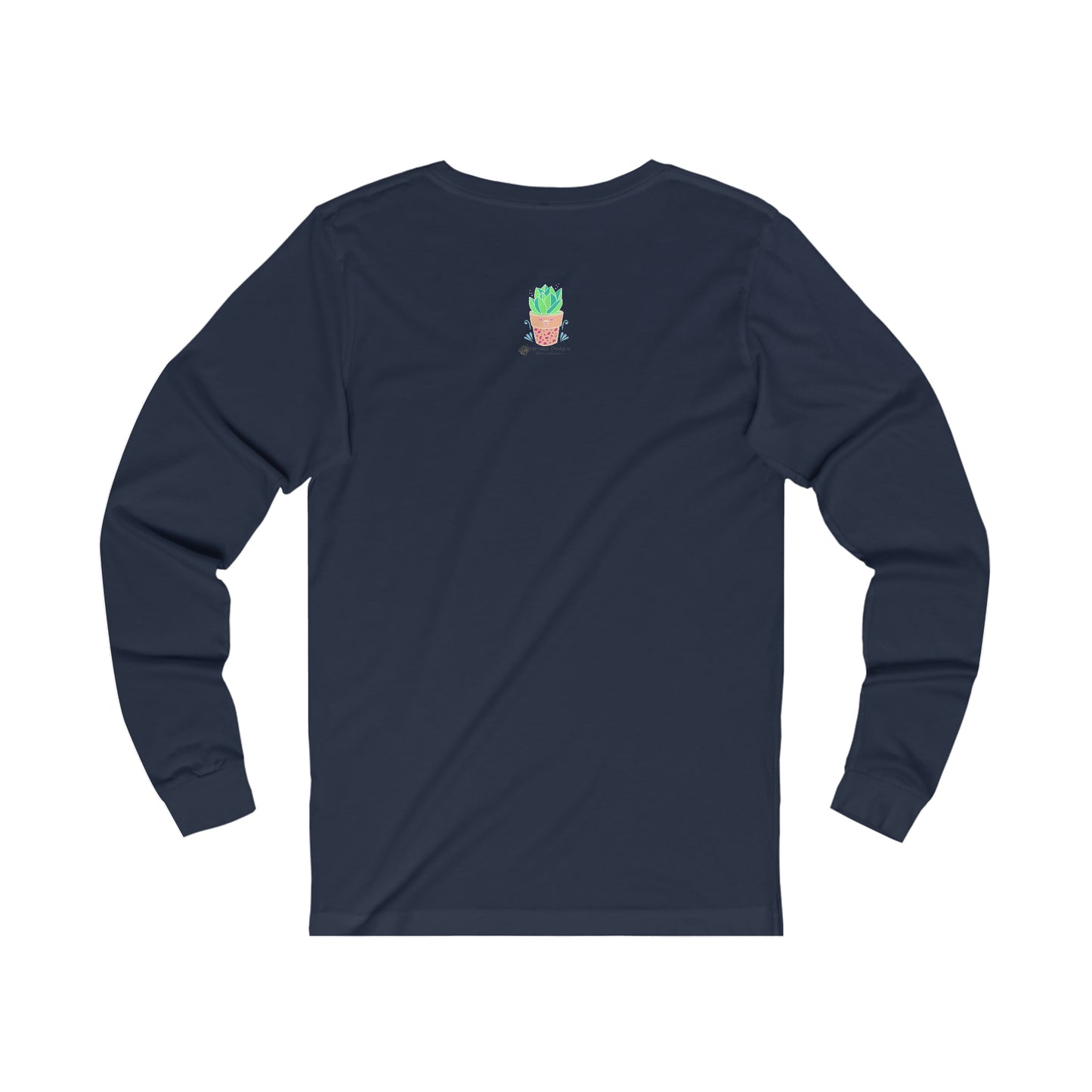 Jersey Long Sleeve Tee: Aloe-ha (unisex)