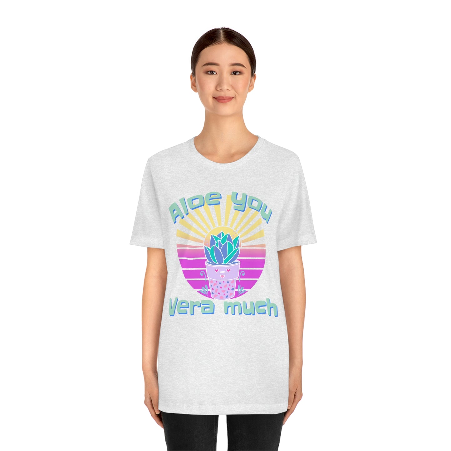 Jersey Short Sleeve Tee: Aloe you Vera much (unisex)