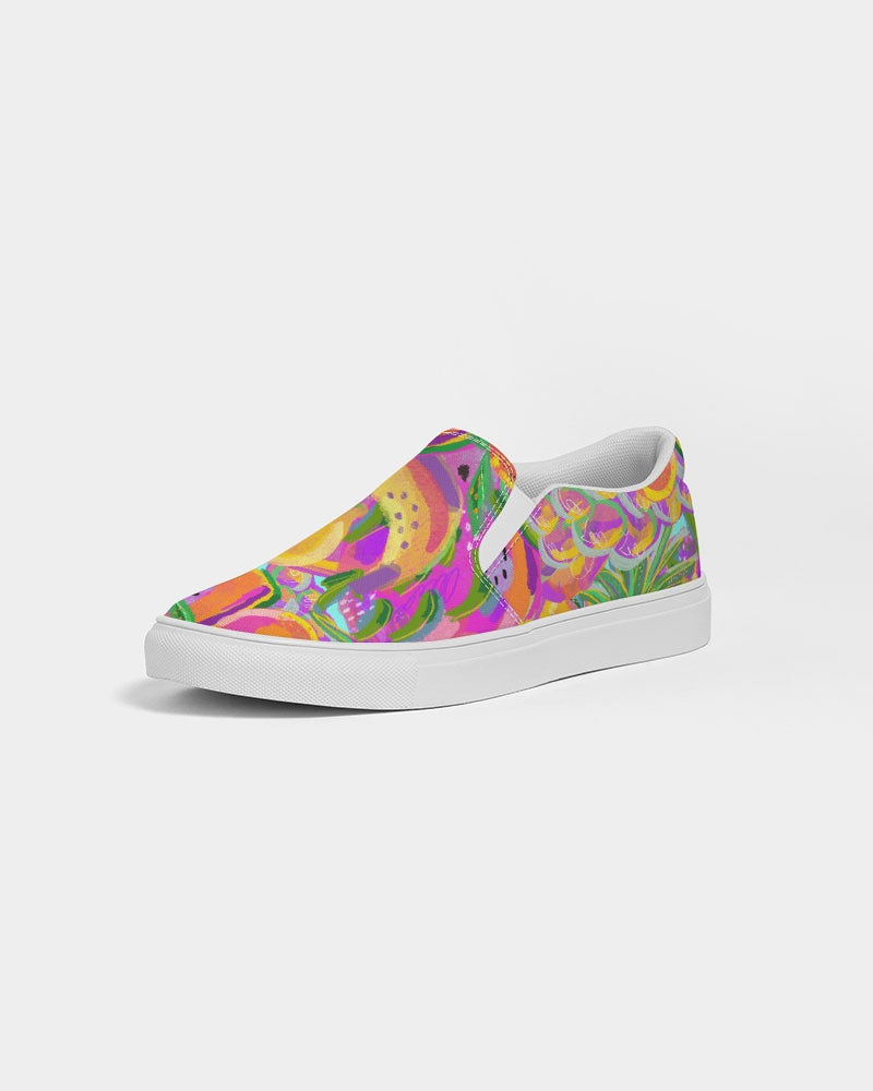 Fruit Salad Women's Slip-On Canvas Shoe