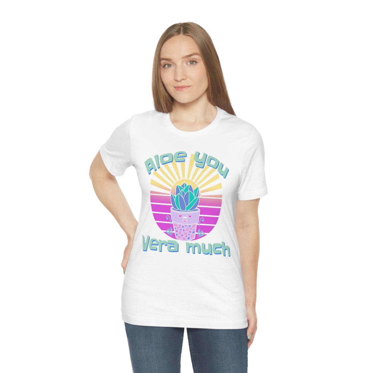 Jersey Short Sleeve Tee: Aloe you Vera much (unisex)