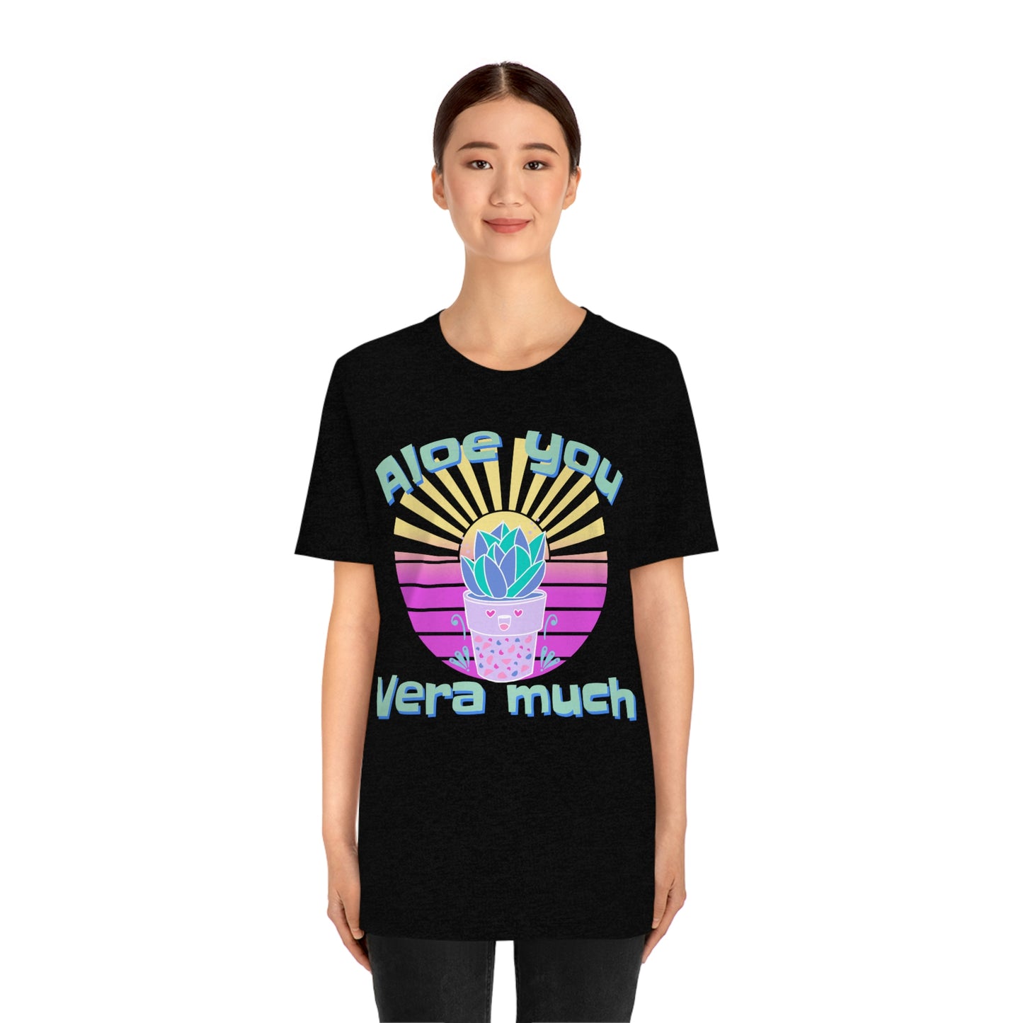 Jersey Short Sleeve Tee: Aloe you Vera much (unisex)