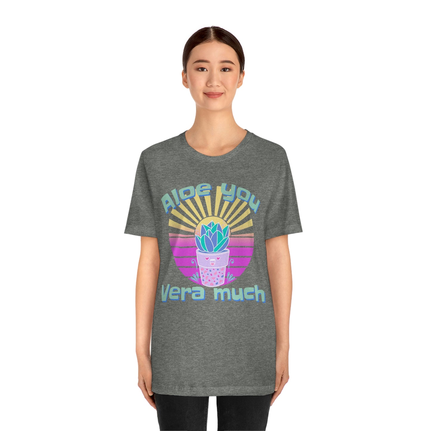 Jersey Short Sleeve Tee: Aloe you Vera much (unisex)