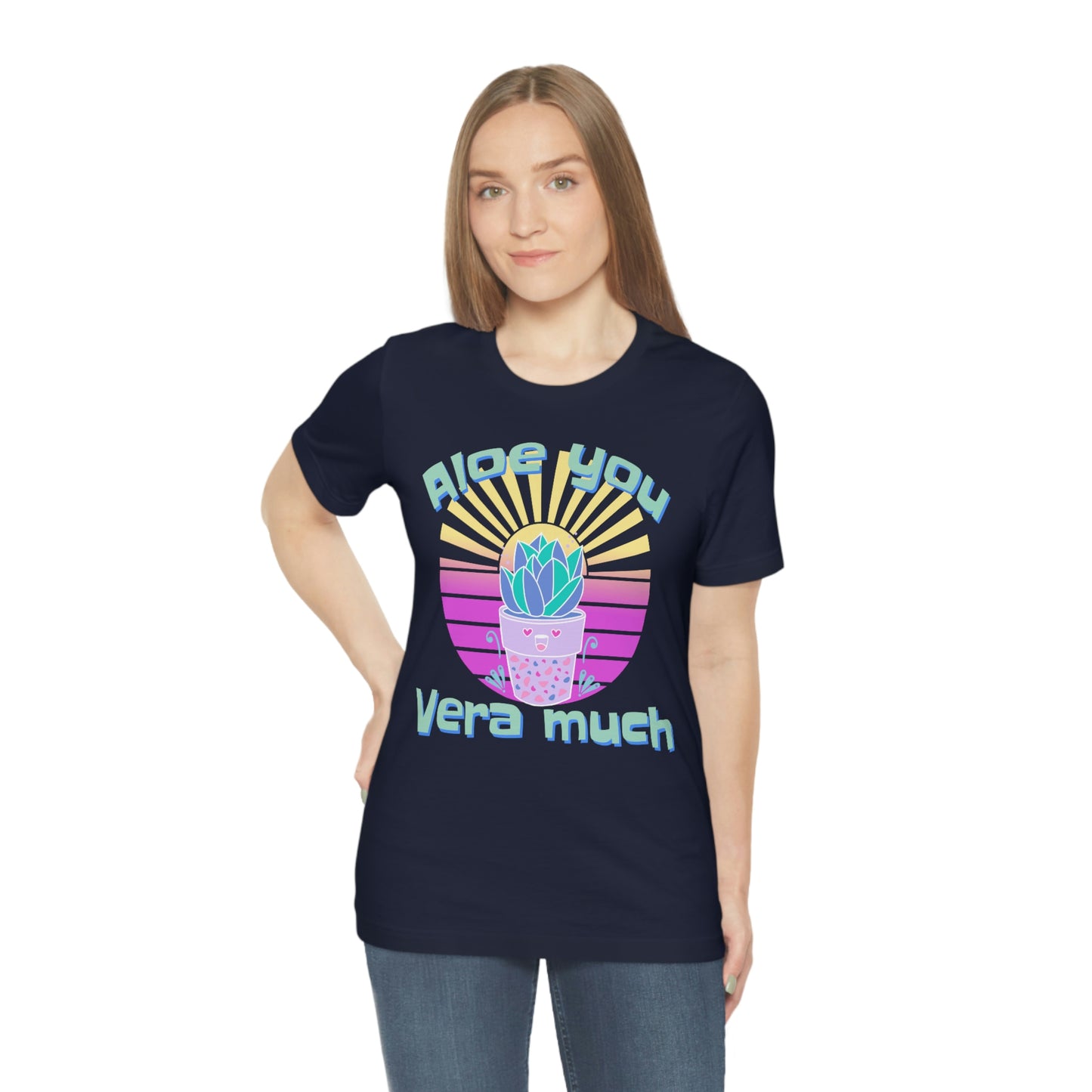 Jersey Short Sleeve Tee: Aloe you Vera much (unisex)