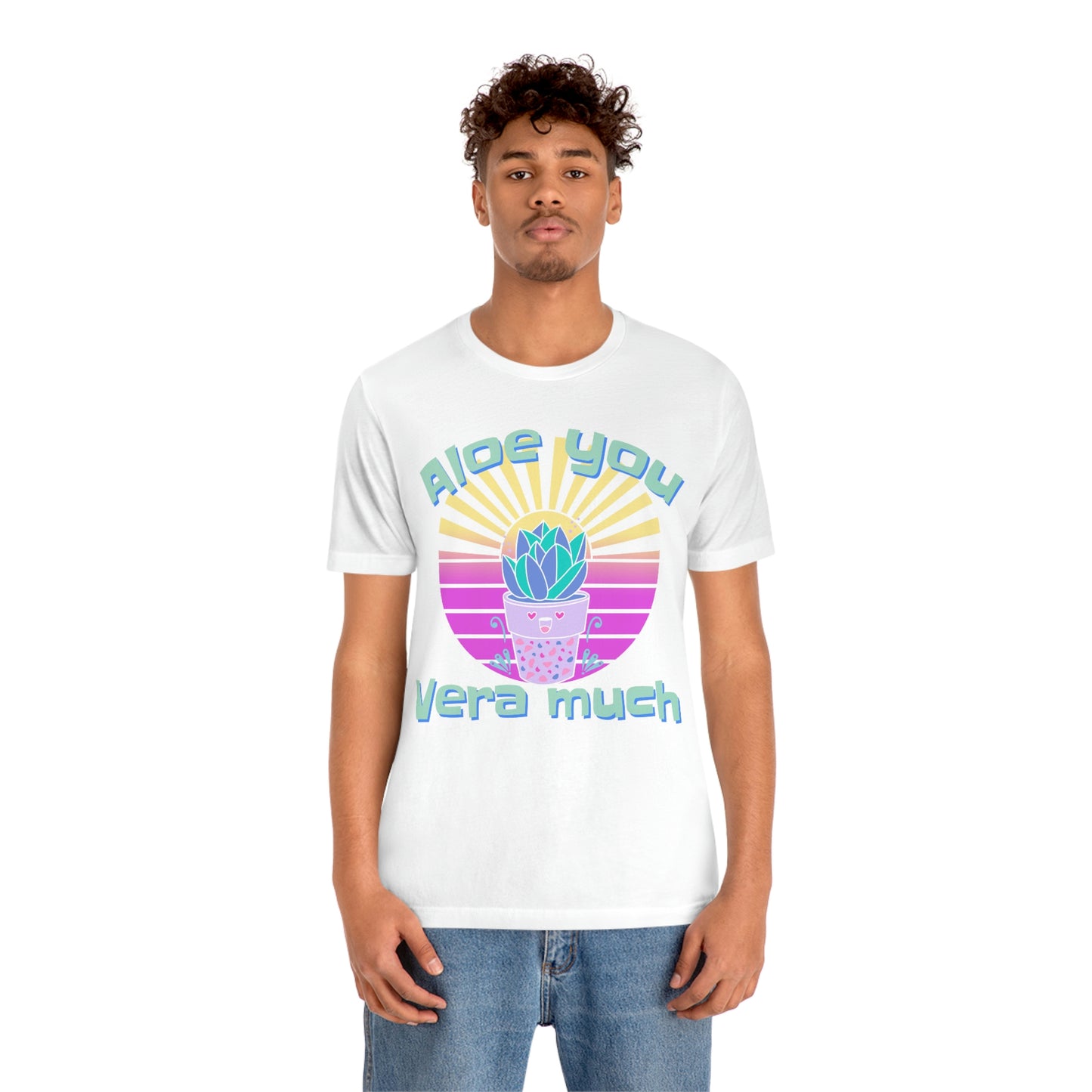 Jersey Short Sleeve Tee: Aloe you Vera much (unisex)