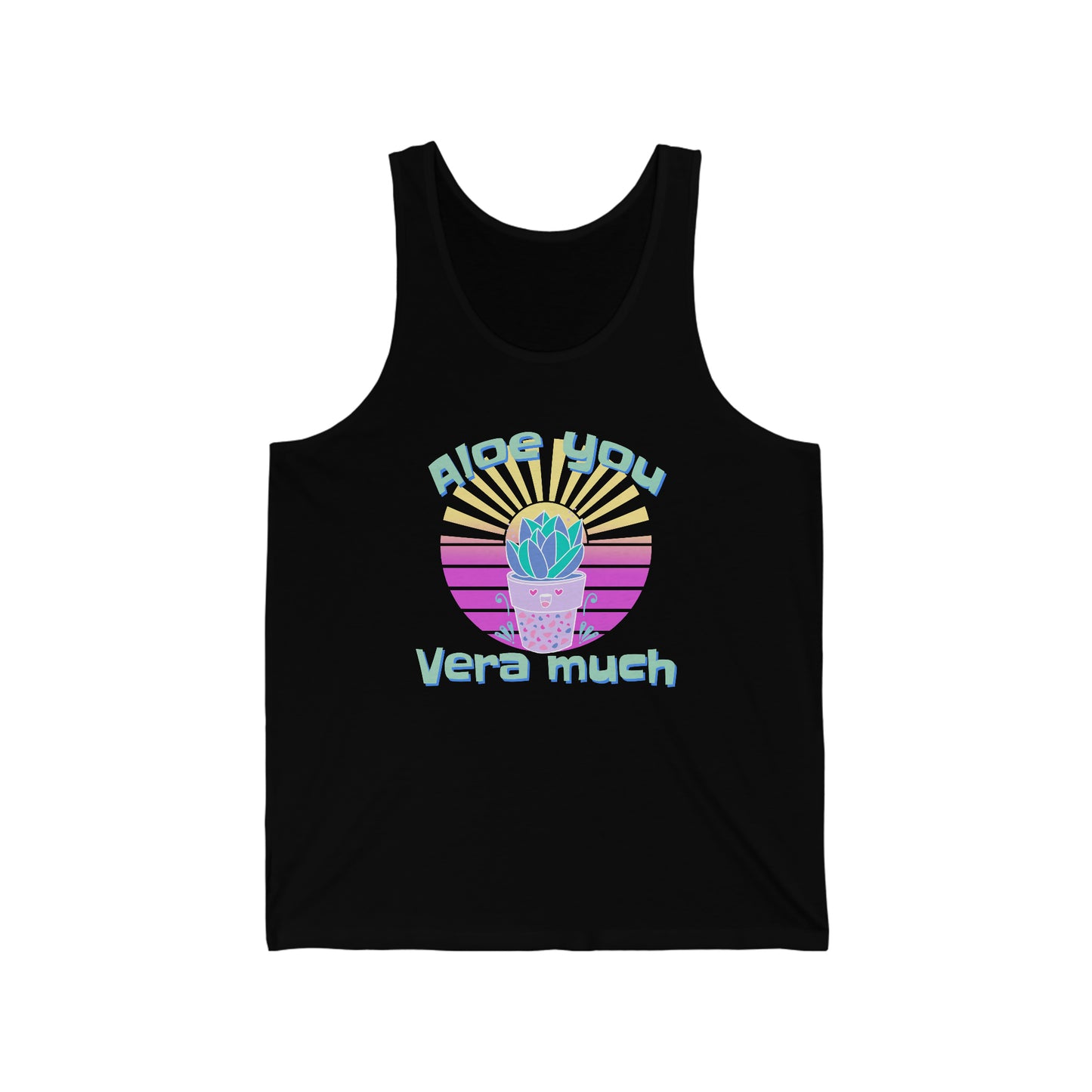 Jersey Tank: Aloe you Vera Much (unisex)