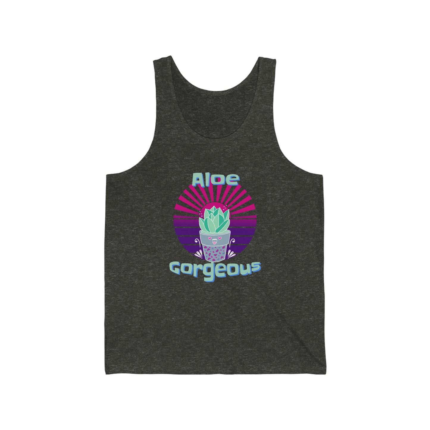 Jersey Tank: Aloe Gorgeous (unisex)