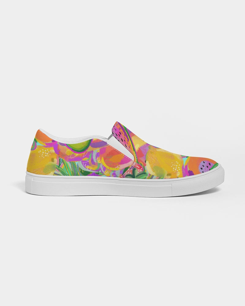 Fruit Salad Women's Slip-On Canvas Shoe