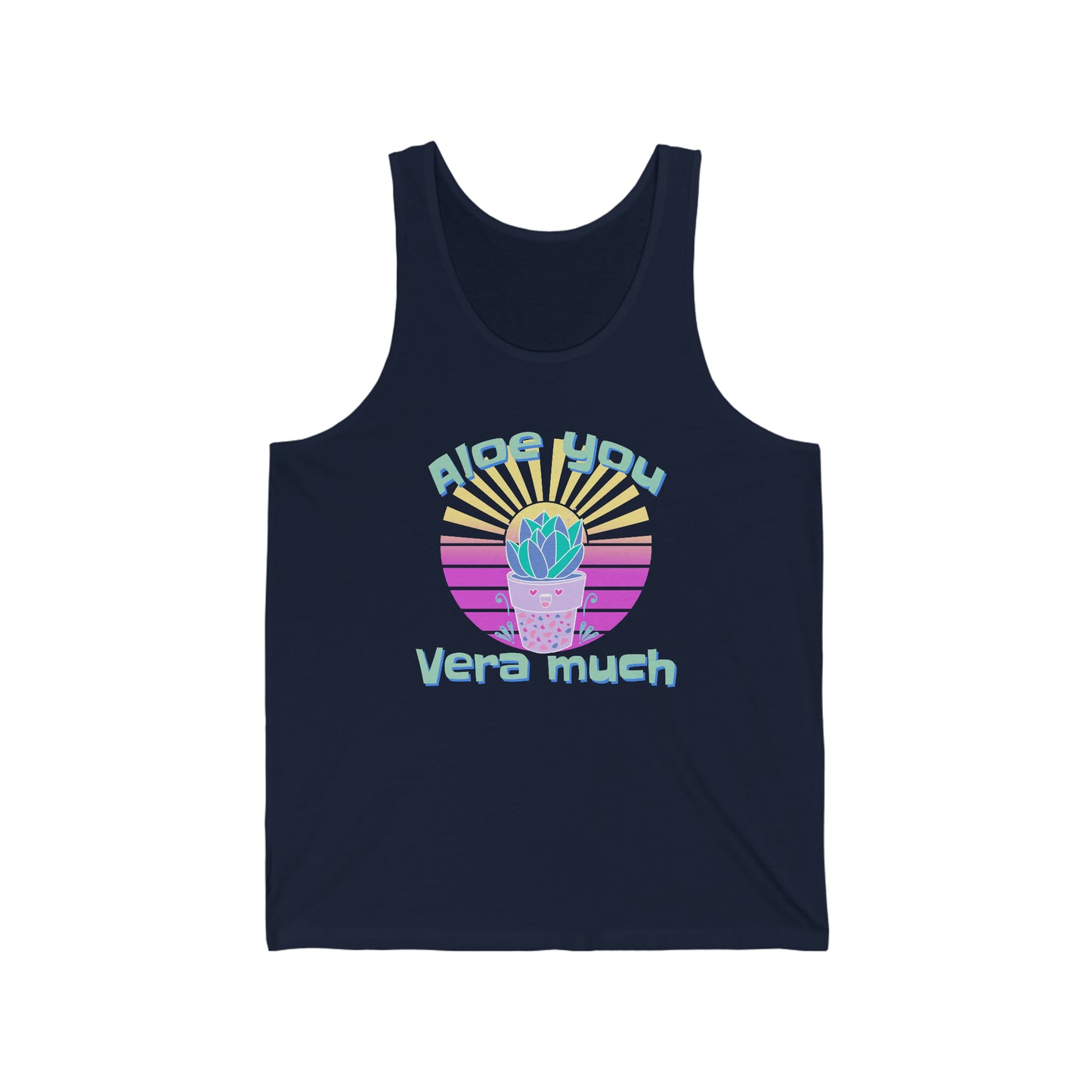 Jersey Tank: Aloe you Vera Much (unisex)