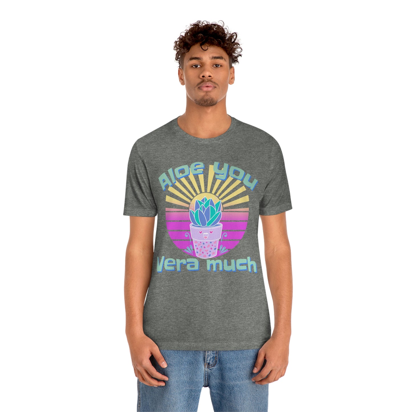 Jersey Short Sleeve Tee: Aloe you Vera much (unisex)