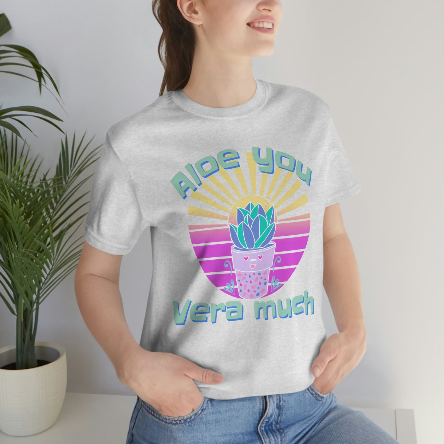 Jersey Short Sleeve Tee: Aloe you Vera much (unisex)