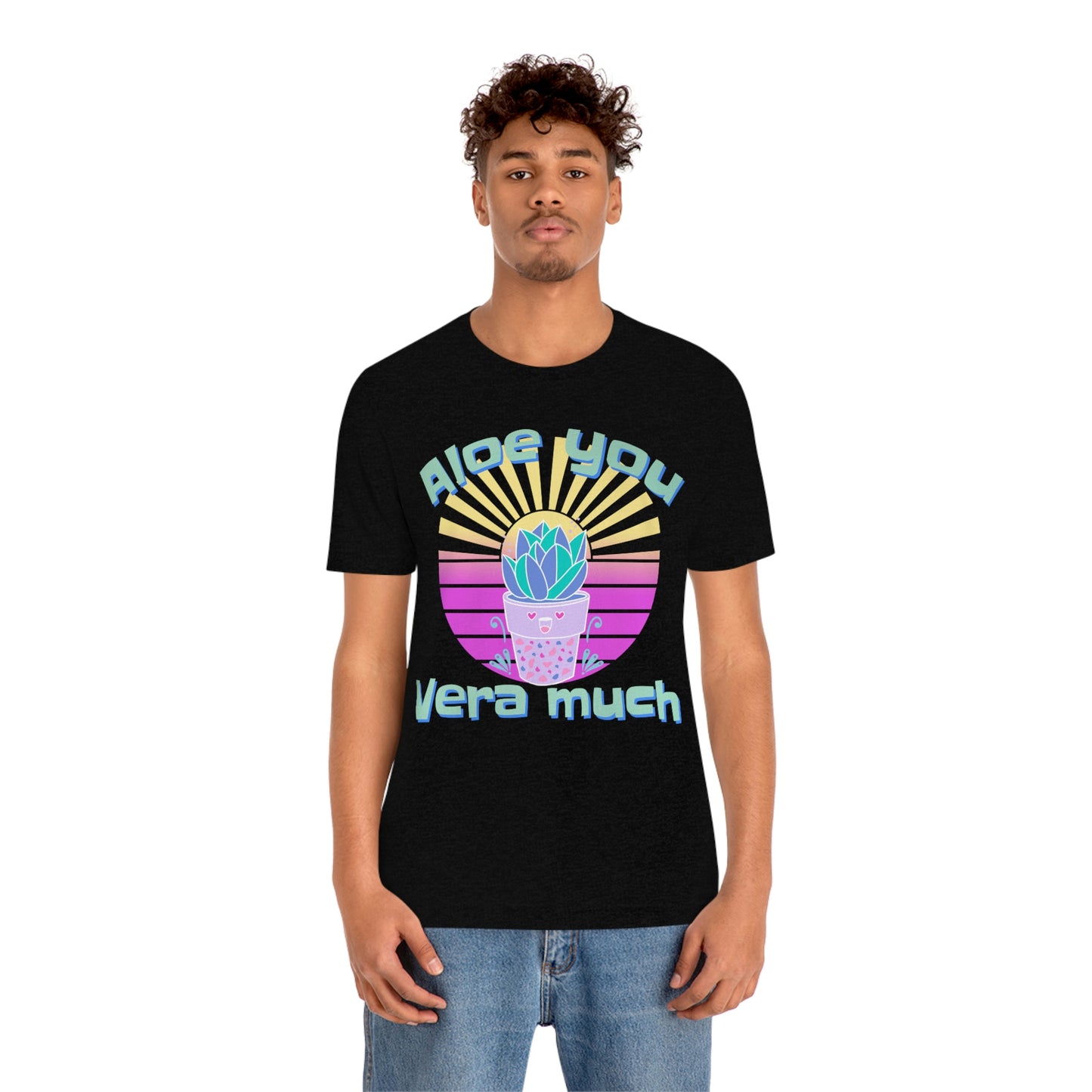 Jersey Short Sleeve Tee: Aloe you Vera much (unisex)