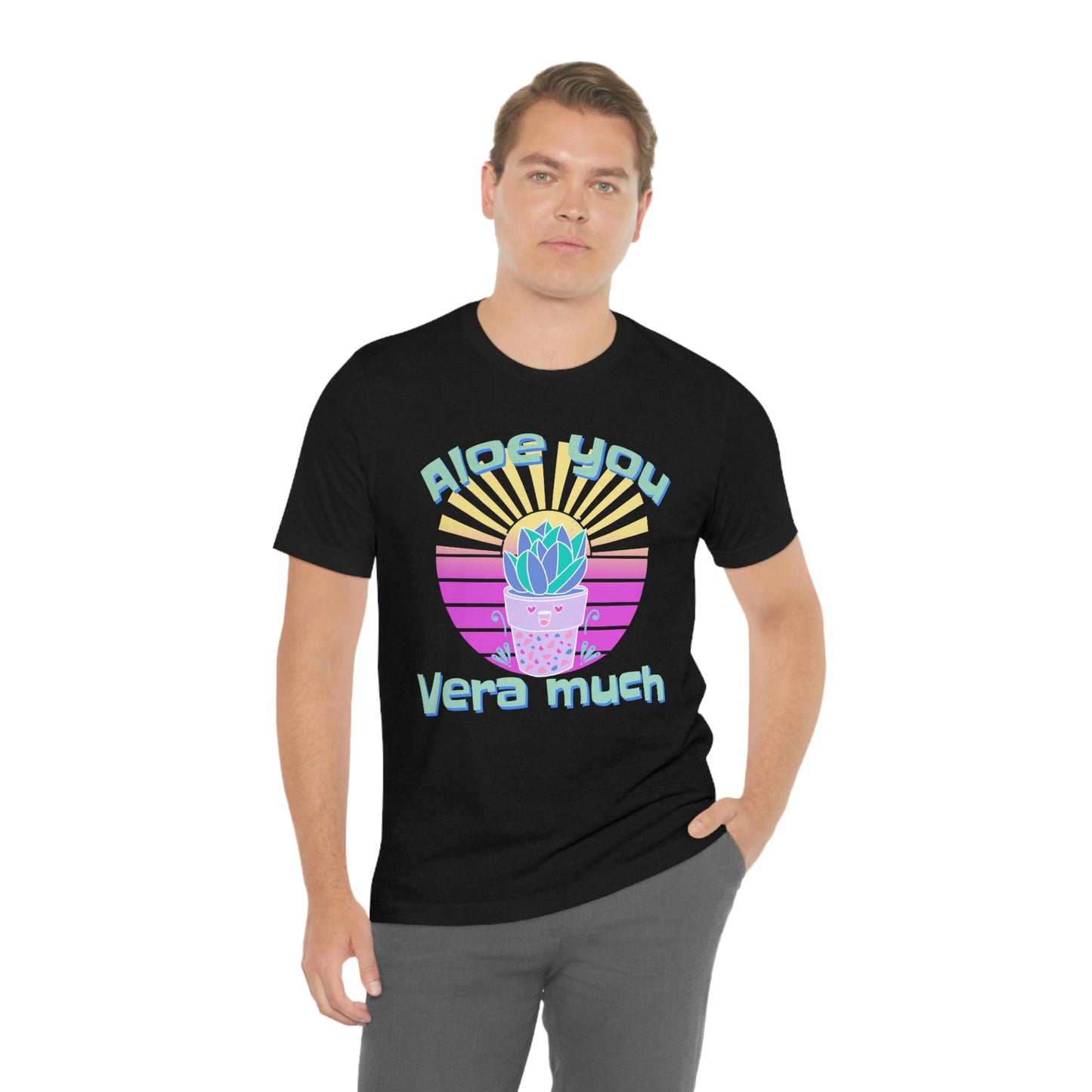 Jersey Short Sleeve Tee: Aloe you Vera much (unisex)