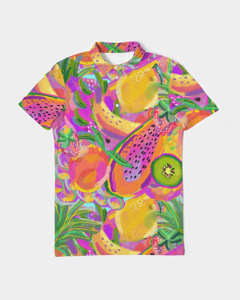 Fruit Salad Men's Slim Fit Polo