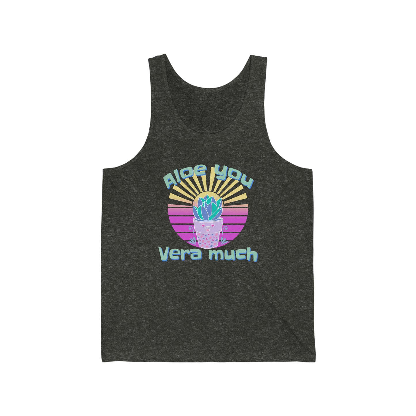 Jersey Tank: Aloe you Vera Much (unisex)