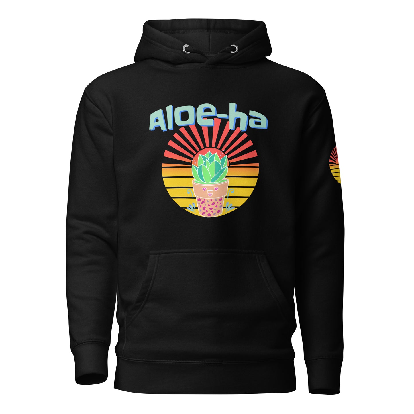 Hoodie: Aloe-ha (unisex)