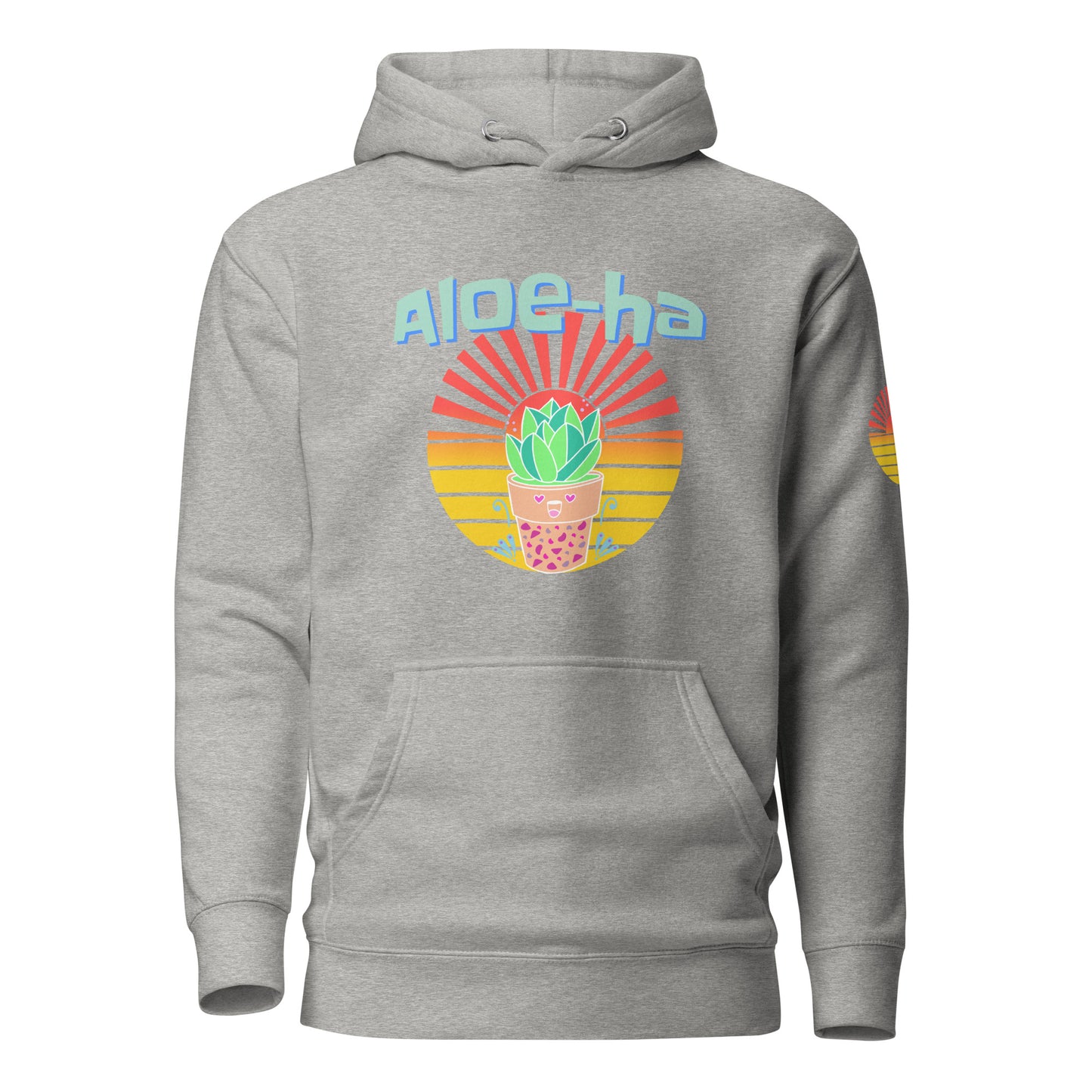 Hoodie: Aloe-ha (unisex)