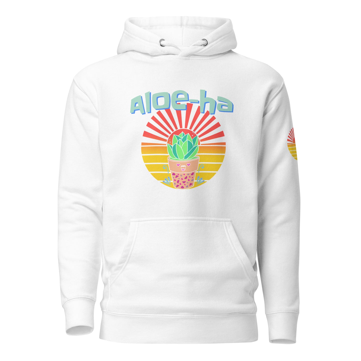 Hoodie: Aloe-ha (unisex)