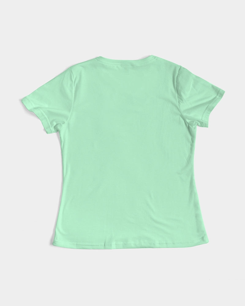 Vivid Blossoms Mint Tee