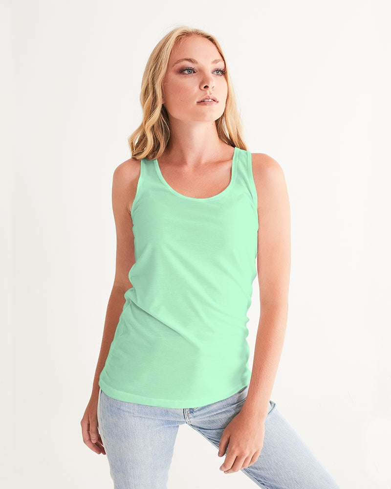 Vivid Blossoms Mint Tank