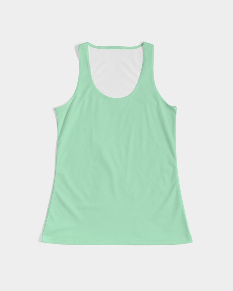 Vivid Blossoms Mint Tank