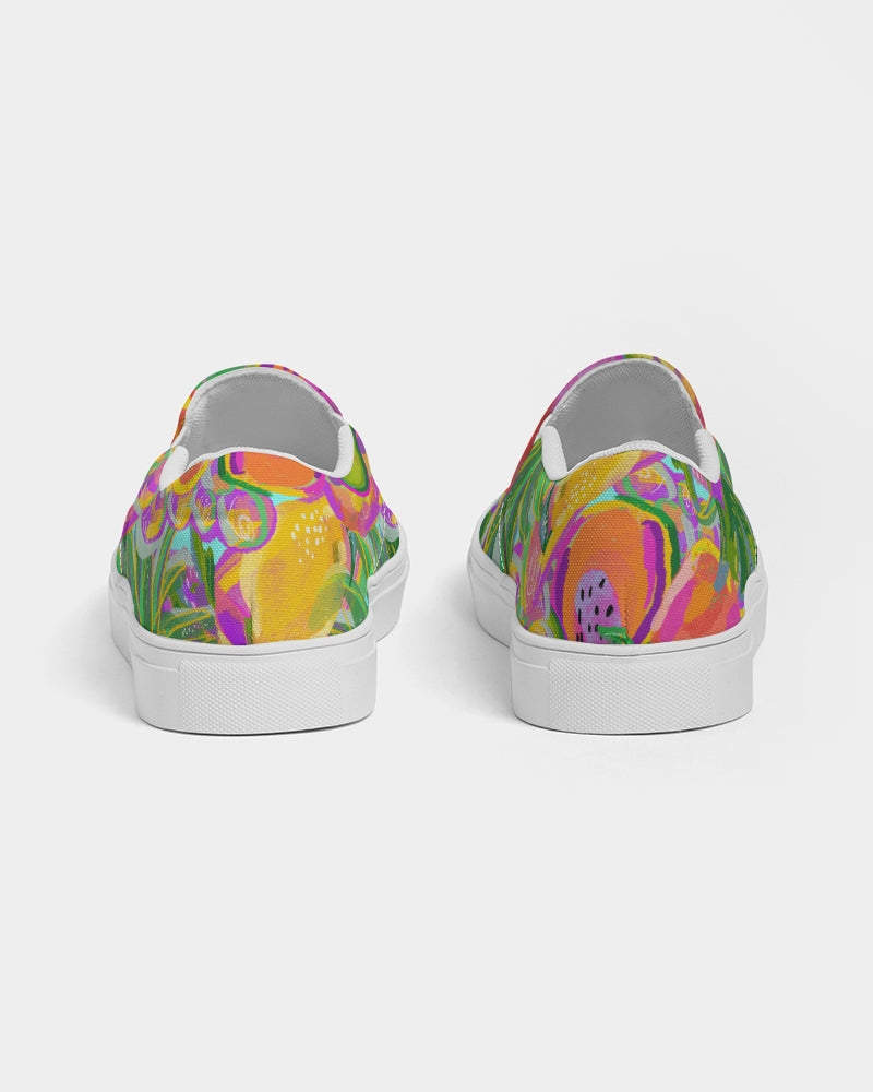 Fruit Salad Women's Slip-On Canvas Shoe