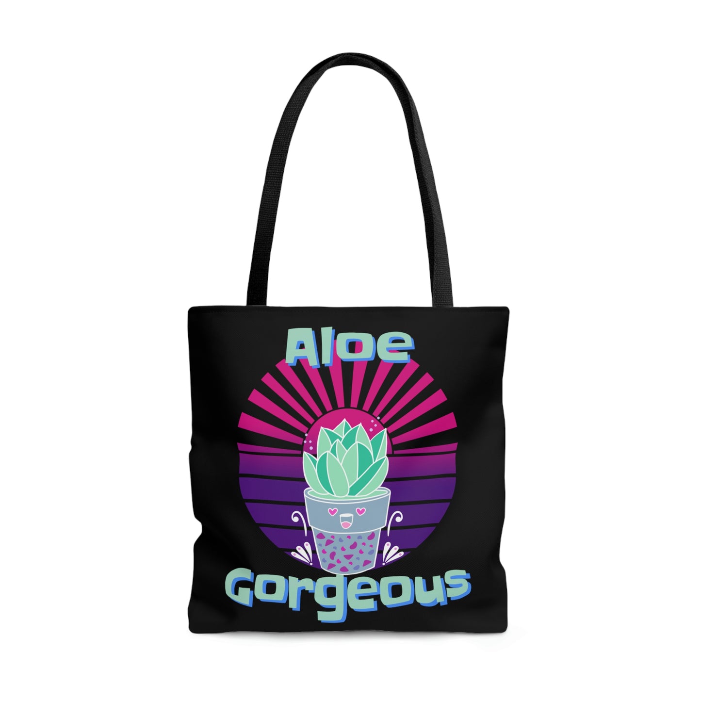 Tote Bag: Aloe Gorgeous - Black